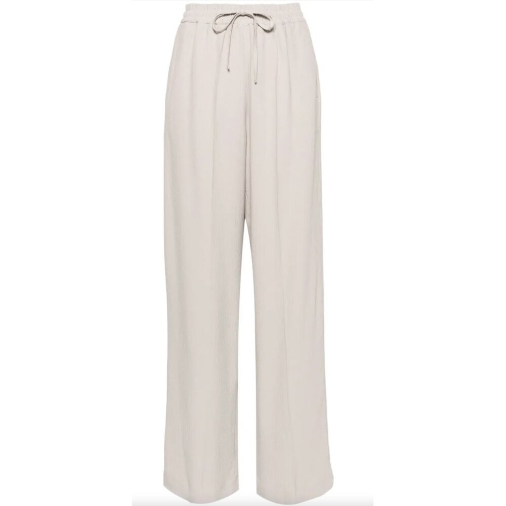 A.P.C. Carlota straight-leg trousers Lab Light Grey $675 NWT Sz 34